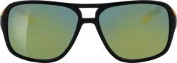 SUNDANCE Sonnenbrille Junior schwarz mit orangen B&uuml;geln