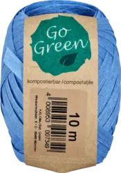 Go Green Geschenkband kompostierbar mittelblau