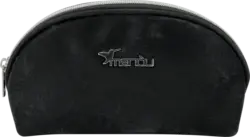 man&ograve;u Kosmetiktasche rund schwarz