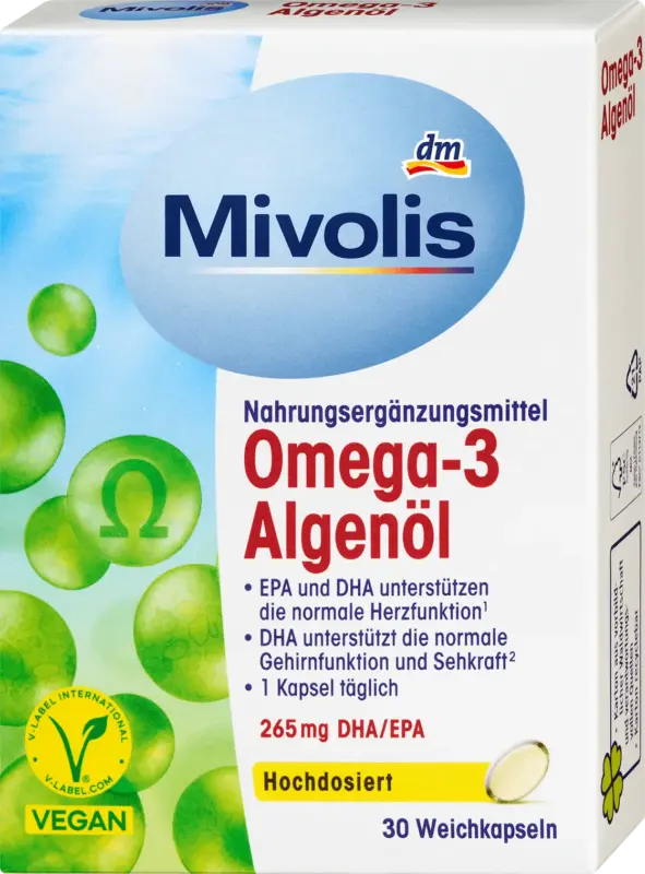 Mivolis Omega-3 Algen&ouml;l