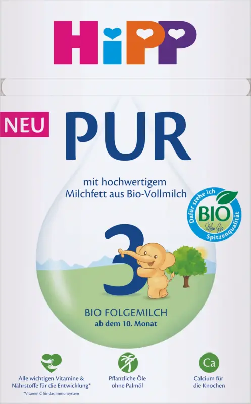 HiPP Folgemilch 3 Pur ab dem 10. Monat