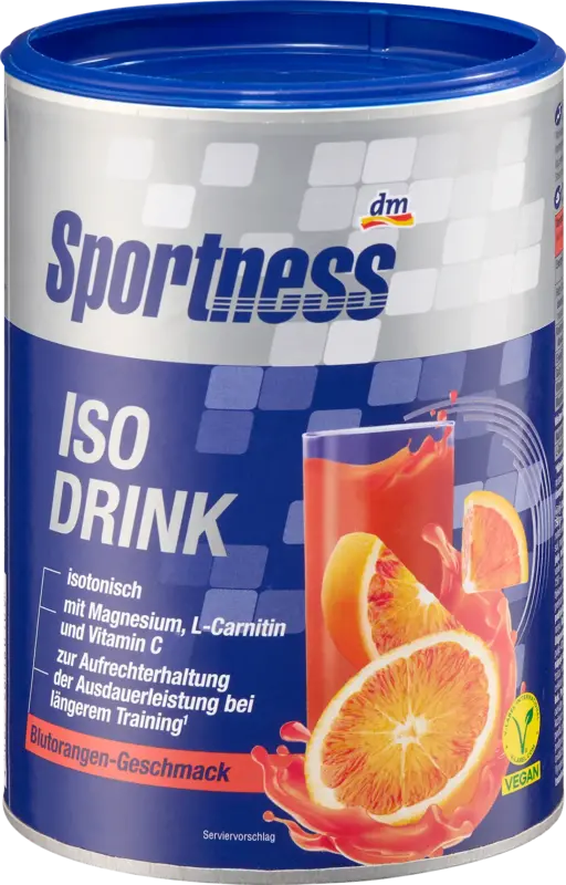 Sportness Isotonisches Getr&auml;nkepulver Blutorange