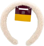 dm drogerie markt s-he stylecollection Haarreif in Teddy-Optik cremewei&szlig;