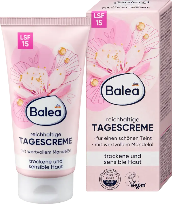 Balea Gesichtscreme reichhaltig LSF 15
