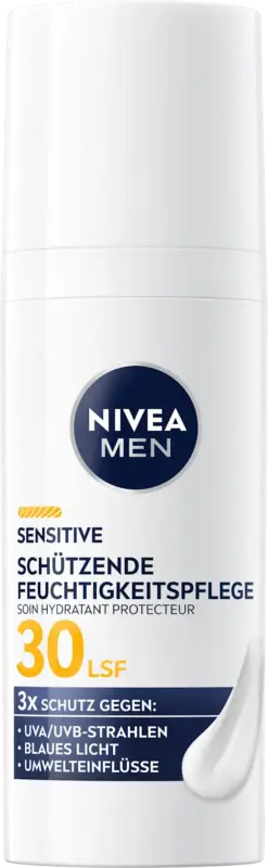 NIVEA MEN Feuchtigkeitscreme sch&uuml;tzend Sensitive LSF30