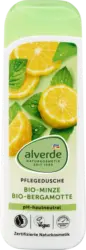 alverde NATURKOSMETIK Pflegedusche Minze Bergamotte