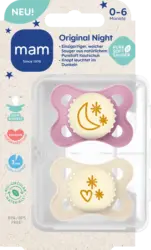 mam Schnuller Original Night lila 0-6 Monate