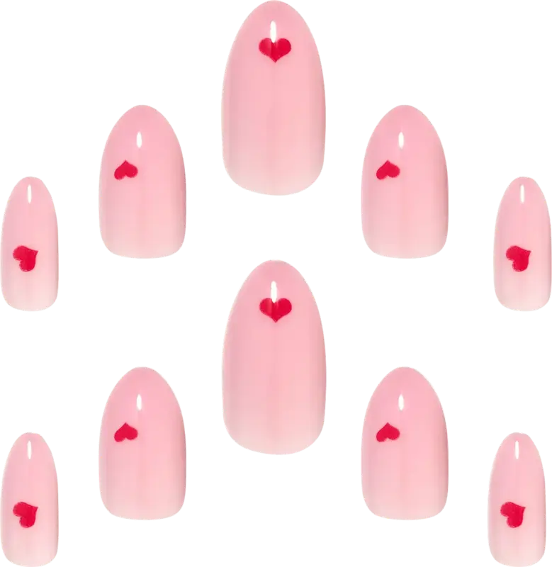 Elegant Touch K&uuml;nstliche N&auml;gel Dream Nails Red Hearts
