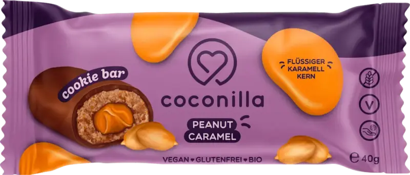 coconilla Schokoriegel Peanut Caramel