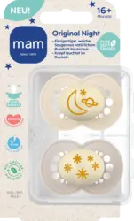 mam Schnuller Original Night beige 16+ Monate
