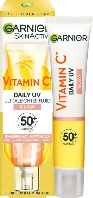 Garnier Skin Active Fluid Vitamin C Glow LSF 50+