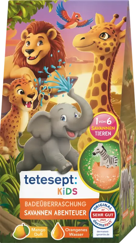 tetesept: KIDS Badezusatz &Uuml;berraschung Savannen Abenteuer