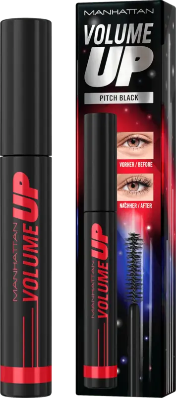 MANHATTAN Cosmetics Mascara Volume Up Mascara 004 Pitch Black