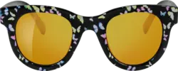 SUNDANCE Sonnenbrille Junior schwarz Schmetterlinge