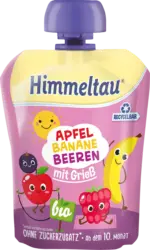 Himmeltau Frucht & Getreide Apfel, Banane und Beeren mit Grie&szlig; ab dem 10. Monat