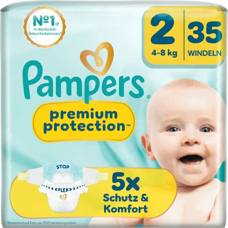 Pampers Windeln Premium Protection Gr.2 (4-8 kg)