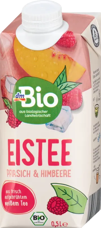 dmBio Eistee Pfirsich & Himbeere