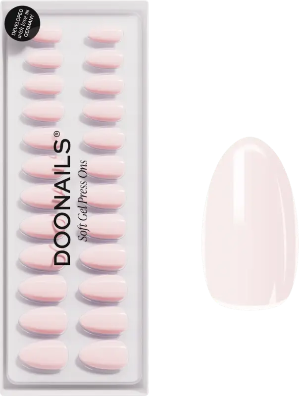 Doonails K&uuml;nstliche N&auml;gel Press Ons Short Almond Pillow Talk
