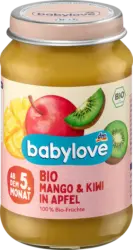 babylove Fr&uuml;chte Mango & Kiwi in Apfel ab dem 5. Monat