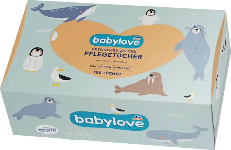 babylove Babypfleget&uuml;cher trocken 3-lagig sortiert