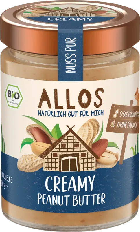 ALLOS Erdnussbutter Creamy