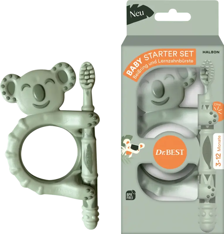 Dr. BEST Lernzahnb&uuml;rste Baby Starter Set