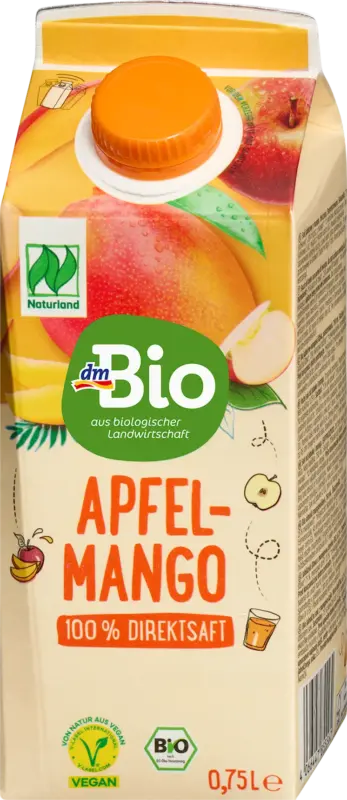 dmBio Direktsaft Apfel-Mango