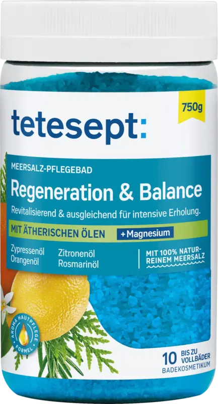 tetesept Meersalz-Pflegebad Regeneration & Balance