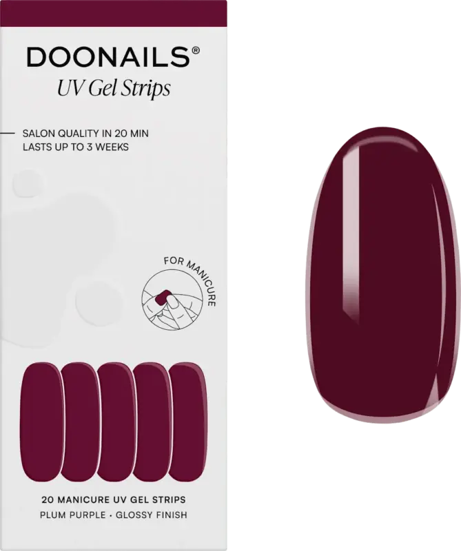 Doonails UV Nagelfolien Plum Purple