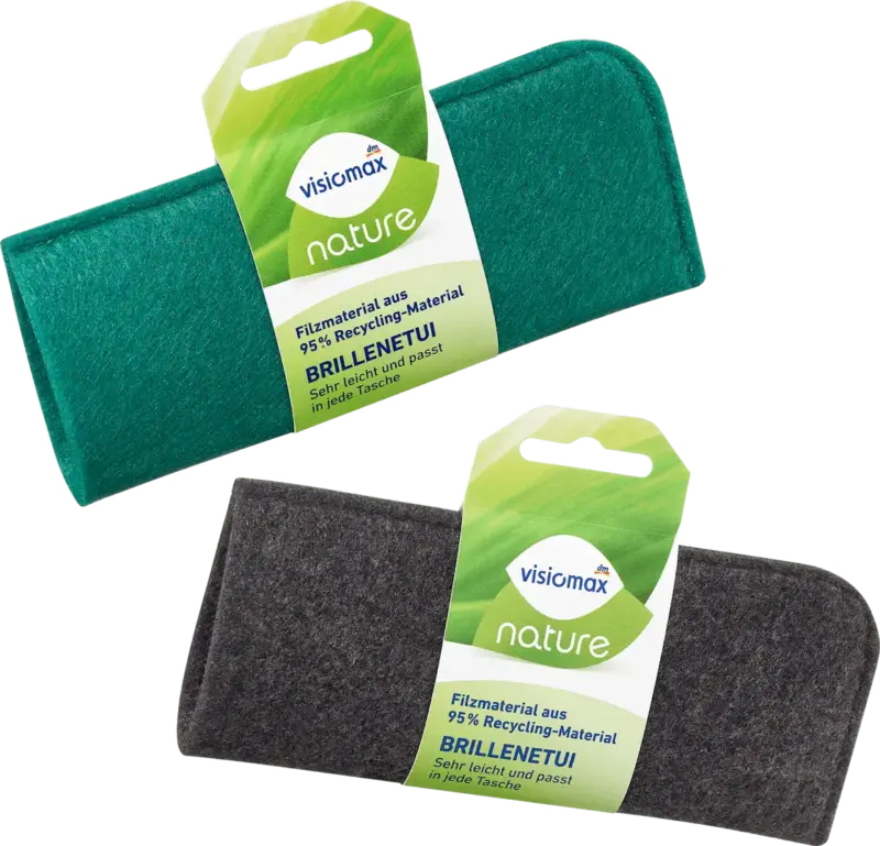 Visiomax Brillenetui aus Filz sortiert