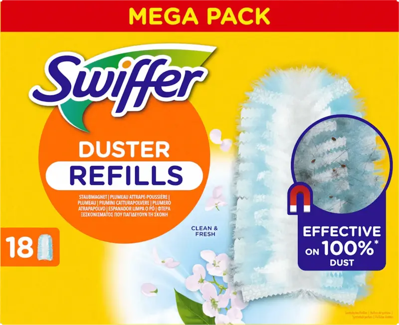 Swiffer Staubmagnet mit Febrezeduft Nachf&uuml;llpack Mega Pack