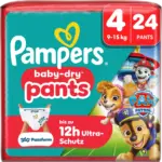 dm drogerie markt Pampers Baby Pants Baby Dry Paw Patrol Gr. 4 (9-15 kg)