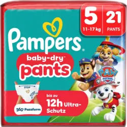 Pampers Baby Pants Baby Dry Paw Patrol Gr. 5 (11-17 kg)