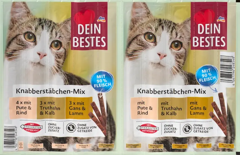 Dein Bestes Katzenleckerli Knabberst&auml;bchen-Mix