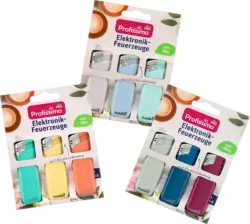 Profissimo Elektronik-Feuerzeuge sortiert