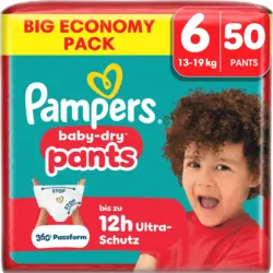 Pampers Baby Pants Baby Dry Gr. 6 (13-19 kg) Big Pack