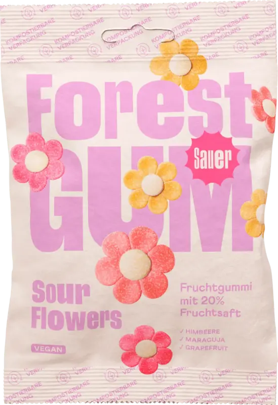 Forest GUM Fruchtgummi Sour Flowers