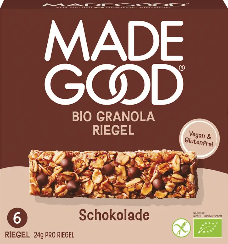 Made Good M&uuml;sliriegel Granola Schokolade