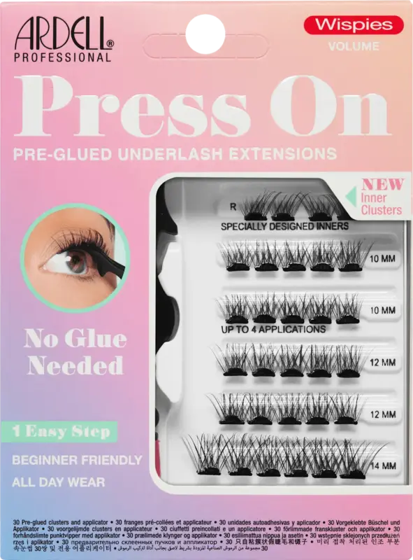 ARDELL K&uuml;nstliche Wimpern Press On StarterKit Wispies Volume