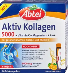 Abtei Aktiv Kollagen 5000 + Vitamin C + Magnesium + Zink