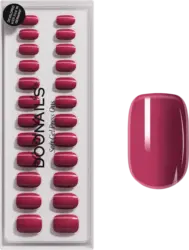 Doonails K&uuml;nstliche N&auml;gel Press Ons Short Square Bubblegum