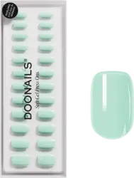 Doonails K&uuml;nstliche N&auml;gel Press Ons Short Square Cute Cucumber