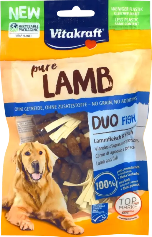 Vitakraft Hundeleckerli pure Lamb Duo Fish