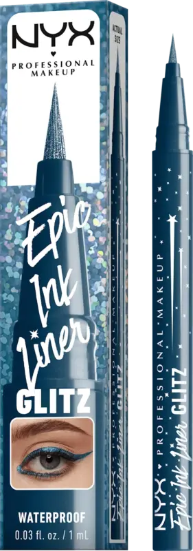 NYX PROFESSIONAL MAKEUP Eyeliner Epic Ink Glitz 05 Denim Dazzle