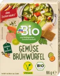 dmBio Gew&uuml;rzzubereitung Gem&uuml;se Br&uuml;hw&uuml;rfel