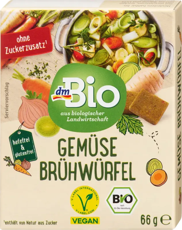 dmBio Gew&uuml;rzzubereitung Gem&uuml;se Br&uuml;hw&uuml;rfel