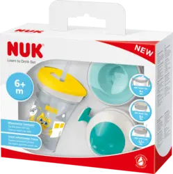 NUK Babyflasche Trinklern-Set Evolution Katze & Hase