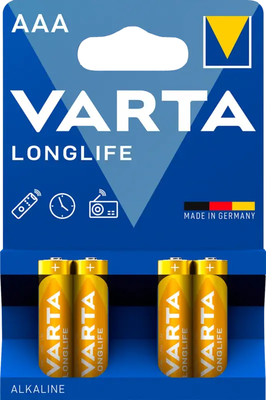 Varta Batterien AAA Longlife Alkaline