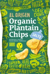 EL ORIGEN Chips Kochbananen gesalzen Bio