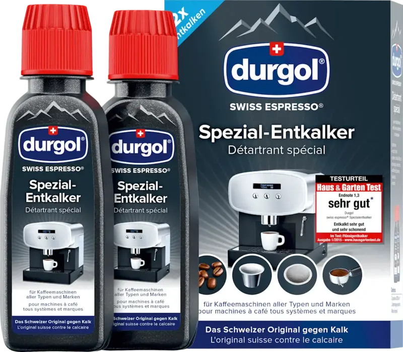 durgol Entkalker Kaffeemaschinen swiss espresso